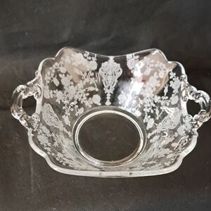 Cambridge Rose Point Small Bon Bon Dish